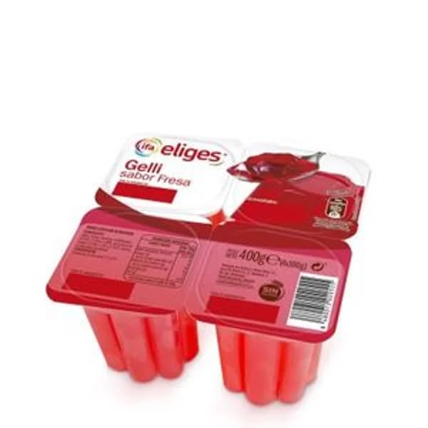 Gelatina de fresa 4x100 g - 0.4 kg - Imagen del producto en Findit