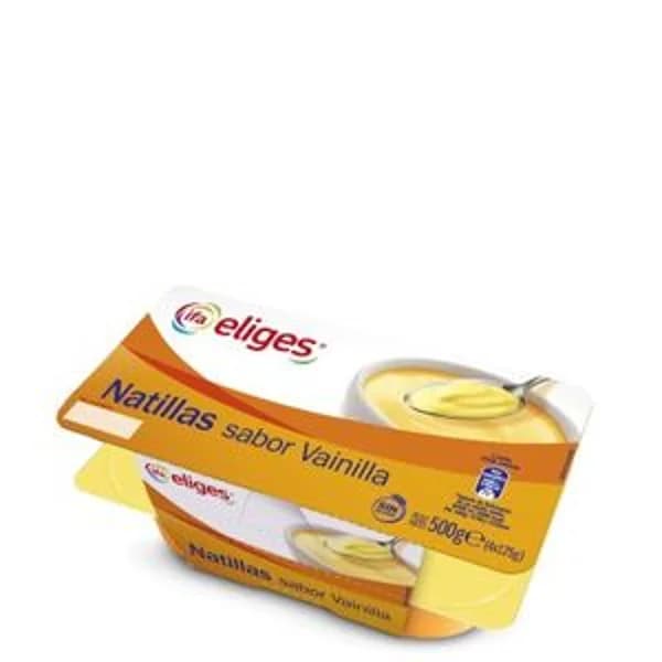 Natilla de vainilla 4x125 g - 0.5 kg - Imagen del producto en Findit