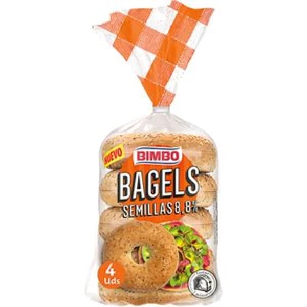 Bagel semillas 4 unidades - 0.25 kg - Imagen del producto en Findit