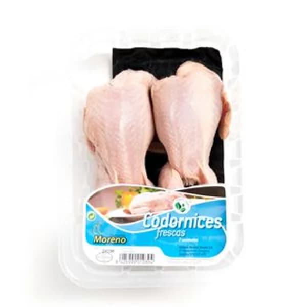 Codorniz bandeja 2 unidades 200 g - 1 ud - Imagen del producto en Findit