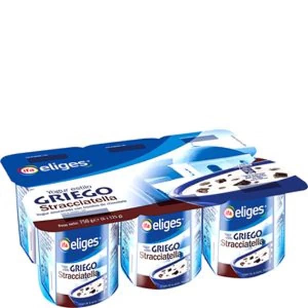 Yogur griego stracciatella 6x125g - 0.75 kg - Imagen del producto en Findit