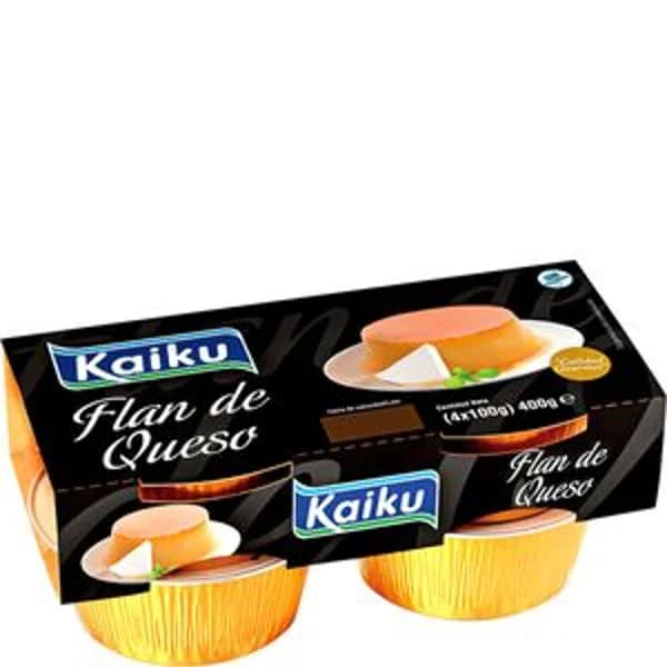 Flan de queso 4x100 g - 0.44 kg - Imagen del producto en Findit