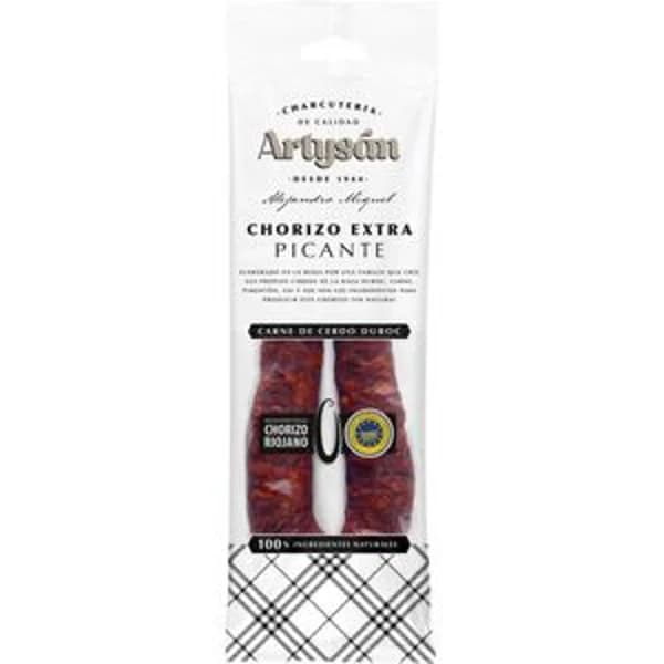 Chorizo picante Duroc 250 g - 0.22 kg - Imagen del producto en Findit