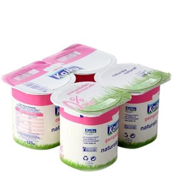 Yogur natural desnatado 4x125 g - 0.5 kg - Imagen del producto en Findit