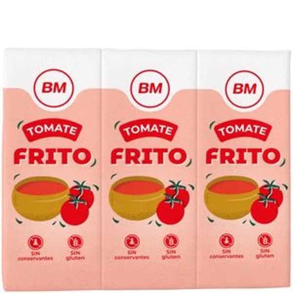 Tomate frito 3x210 g - 0.63 kg - Imagen del producto en Findit