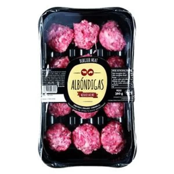 Albóndigas burger meat mixtas vacuno (360 g apr.) - 0.36 kg - Imagen del producto en Findit