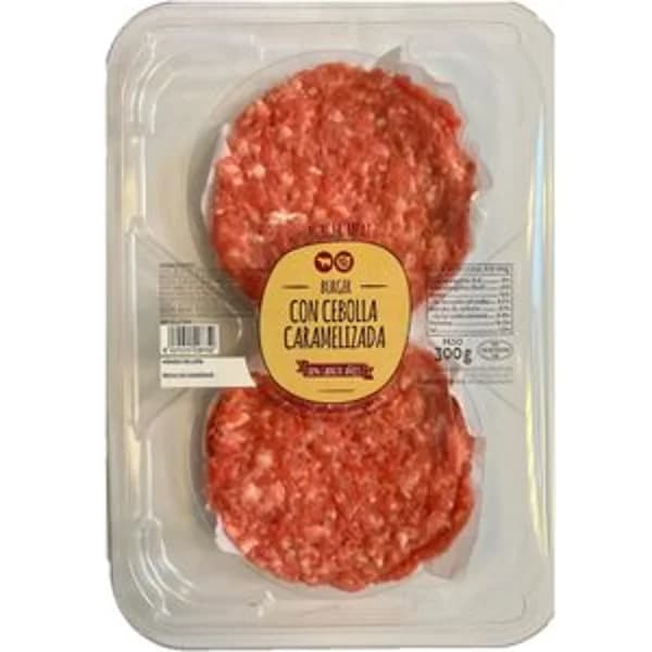 Burger meat con cebolla caramelizada 2x150 g - 0.3 kg - Imagen del producto en Findit