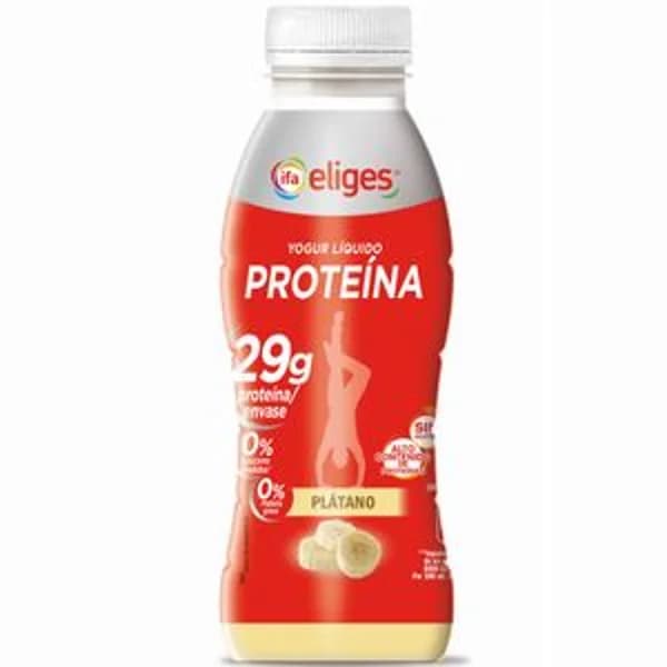 Yogurt líquido protéico sabor plátano 400 g - 0.4 kg - Imagen del producto en Findit