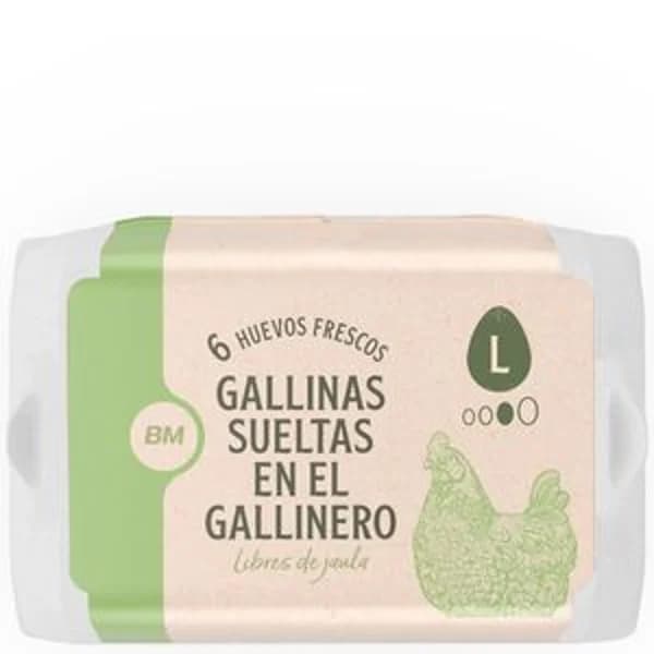 Huevos L 1/2 docena - 6 ud - Imagen del producto en Findit