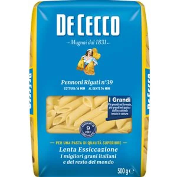 Pennoni Rigate 500 gr - 0.5 kg - Imagen del producto en Findit