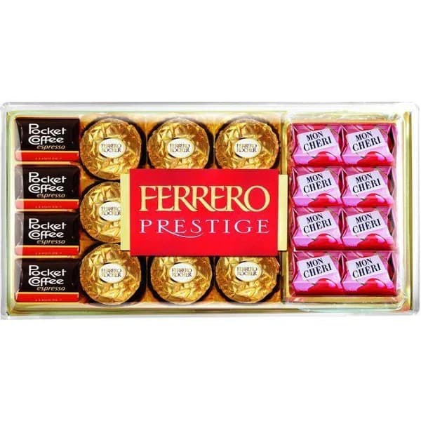 Bombones T21 FERRERO PRESTIGE, caja 246 g - 1 ud - Imagen del producto en Findit