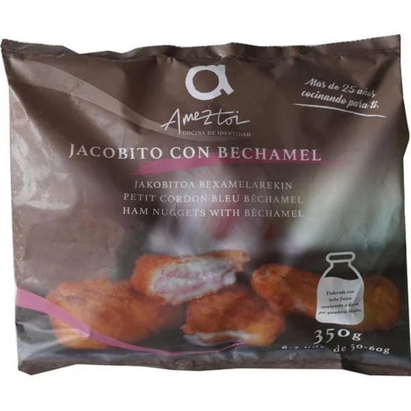 Jacobito con bechamel AMEZTOI, bolsa 350 g - 1 ud - Imagen del producto en Findit