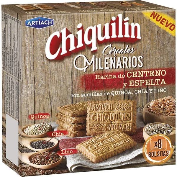 Galleta Chiquilin Cereales Milenarios ARTIACH, caja 260 g - 1 ud - Imagen del producto en Findit