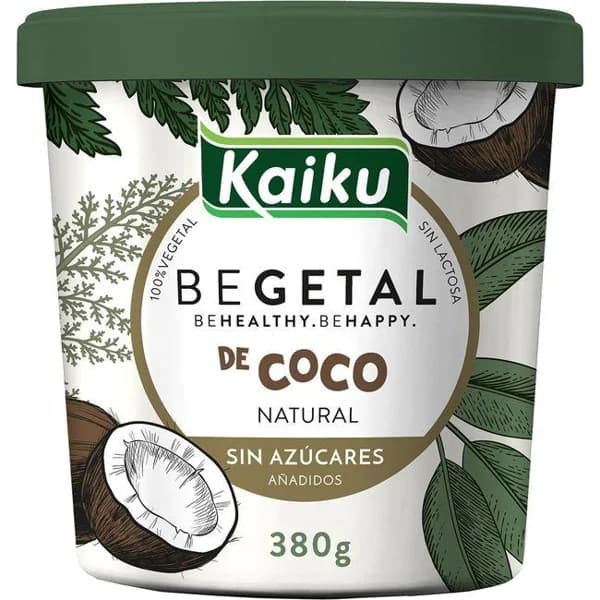 Begetal de coco natural KAIKU, tarrina 350 g - 1 ud - Imagen del producto en Findit