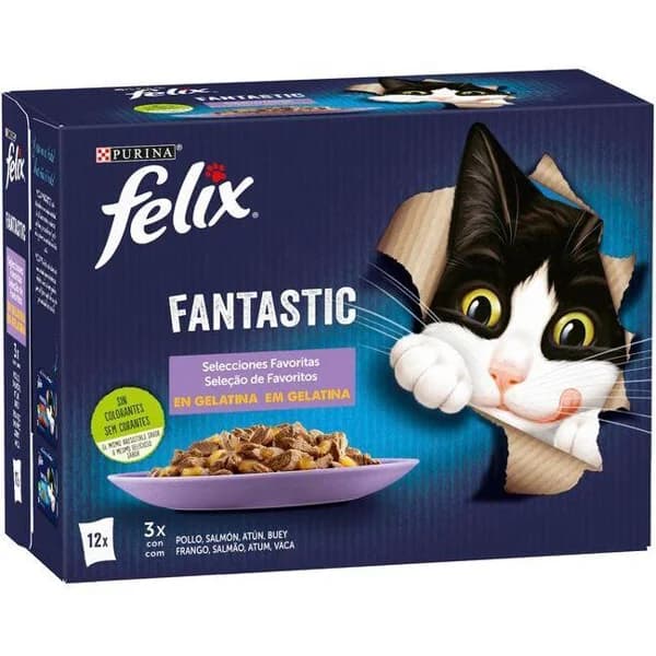 Seleccion de favoritos FELIX FANTASTIC, pack 12x85 g - 1.02 kg - Imagen del producto en Findit