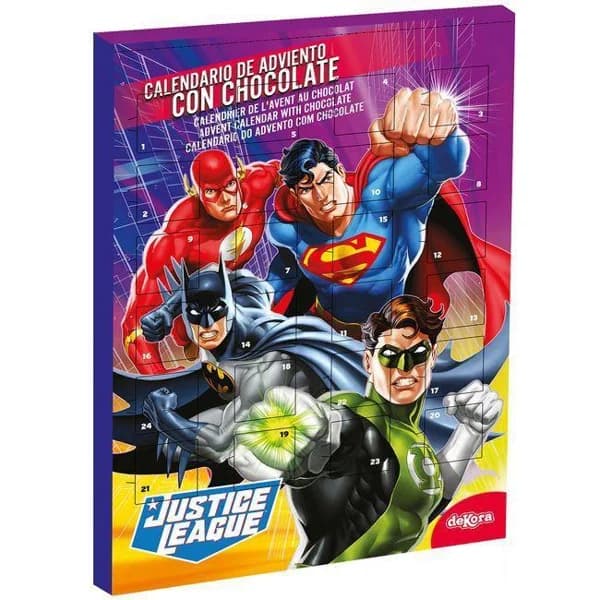 Calendario de Adviento Justice League chocolate DEKORA, 50 g - 1 ud - Imagen del producto en Findit