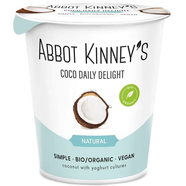 Yogur de coco bio ABBOT KINNEY'S, tarrina 350 g - 1 ud - Imagen del producto en Findit