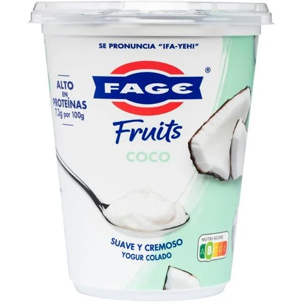 Yogur colado de coco FAGE, tarrina 380 g - 1 ud - Imagen del producto en Findit