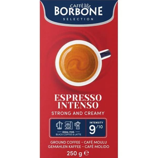 Café molido miscela moka decisa BORBONE, paquete 250 g - 1 ud - Imagen del producto en Findit