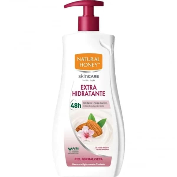 Loción corporal extra hidratante piel normal seca Natural Honey 600 ml. - 0.6 l - Imagen del producto en Findit