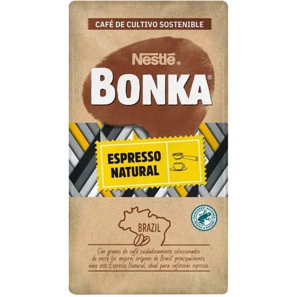 Café molido natural L'espresso BONKA, paquete 250 g - 0.25 kg - Imagen del producto en Findit
