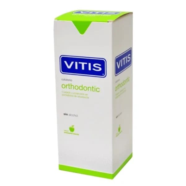 Colutorio Orthodontic sin alcohol sabor manzana-menta Vitis 500 ml. - 0.5 l - Imagen del producto en Findit