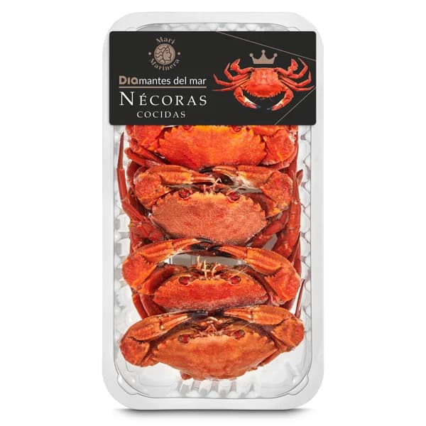 Nécoras cocidas Mari Marinera de Dia bandeja 500 g - 1 ud - Imagen del producto en Findit
