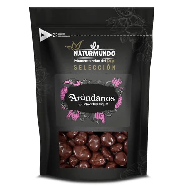 Arándanos recubiertos de chocolate negro Naturmundo de Dia bolsa 150 g - 1 ud - Imagen del producto en Findit