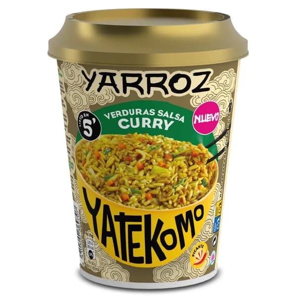 Yarroz con verduras y salsa curry Gallina Blanca vaso 82 g - 0.08 ud - Imagen del producto en Findit