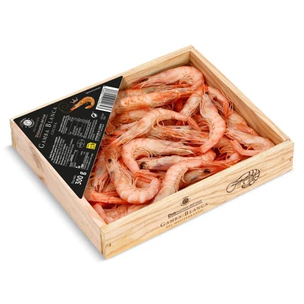 Gamba blanca cocida Mari Marinera de Dia bandeja 300 g - 1 ud - Imagen del producto en Findit