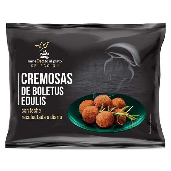 Croquetas cremosas de boletus edulis Al Punto Dia bolsa 300 g - 1 ud - Imagen del producto en Findit
