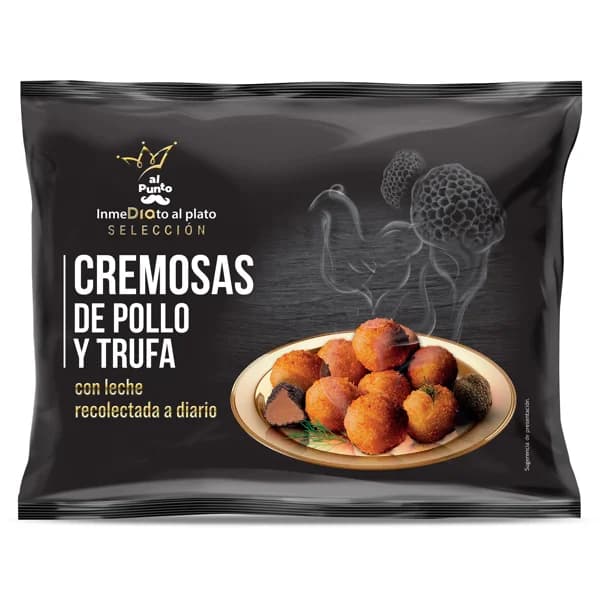 Croquetas cremosas de pollo y trufa Al Punto Dia bolsa 300 g - 1 ud - Imagen del producto en Findit