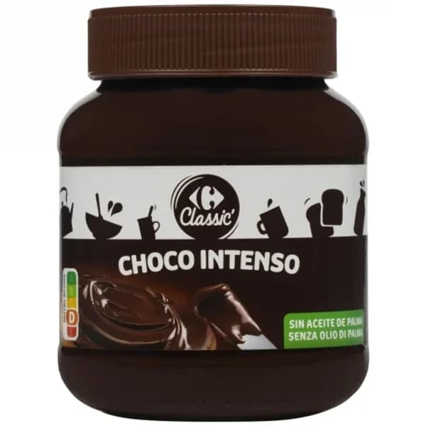 Crema de chocolate Carrefour Classic sin aceite de palma 400 g. - 0.4 kg - Imagen del producto en Findit