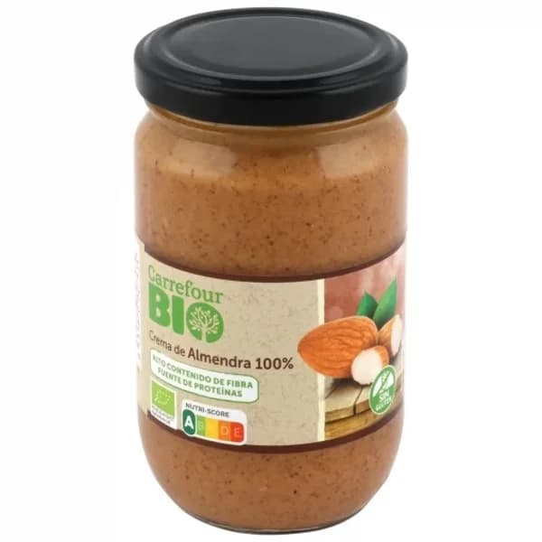 Crema de almendras ecológica Carrefour Bio sin gluten 290 g. - 0.29 kg - Imagen del producto en Findit