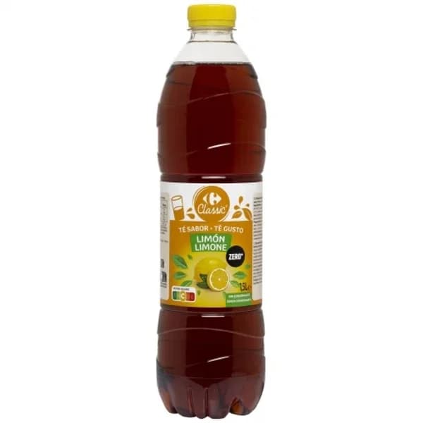Té sabor limón zero Carrefour Classic´ botella 1,5 l. - 1.5 l - Imagen del producto en Findit
