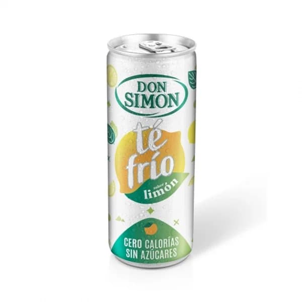 Don Simón té frío sabor limón sin calorías cero calorías lata 33 cl. - 0.33 l - Imagen del producto en Findit