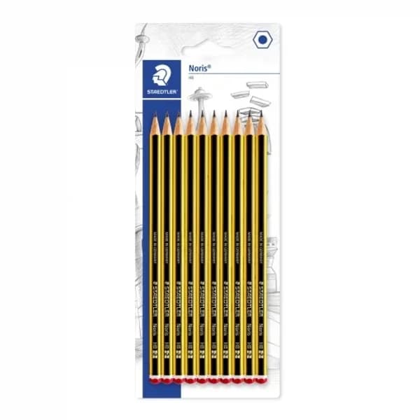 Lápices Grafito HB Staedtler Noris 10 uds - 9.98 ud - Imagen del producto en Findit
