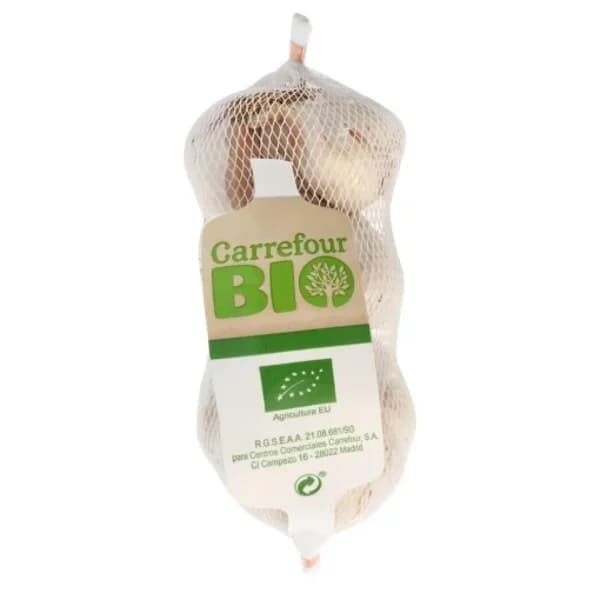 Ajo ecológico Carrefour Bio 3 uds - 0.2 kg - Imagen del producto en Findit