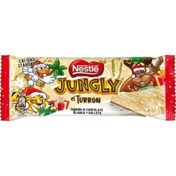 Turrón Chocolate Blanco Jungly - 1 ud - Imagen del producto en Findit