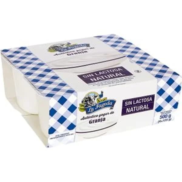 Yogur Natural Sin Lactosa - 0.5 kg - Imagen del producto en Findit