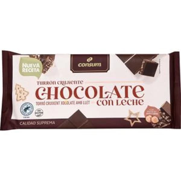 Turrón Chocolate Crujiente - 1 ud - Imagen del producto en Findit