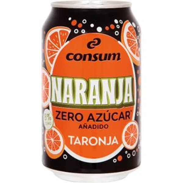 Refresco Zero Naranja Lata - 0.33 l - Imagen del producto en Findit