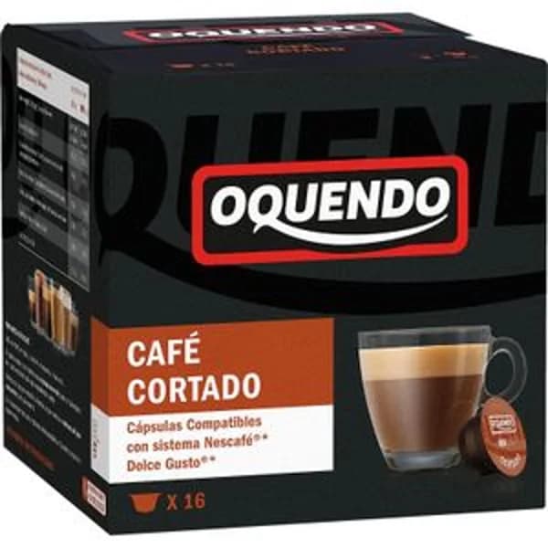 Café Cortado 16 Cápsulas DG - 0.1 kg - Imagen del producto en Findit