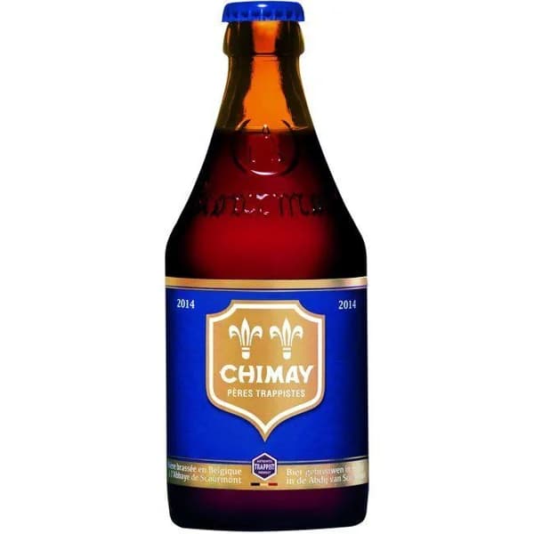Cerveza belga azul CHIMAY, botellín 33 cl - 1 ud - Imagen del producto en Findit