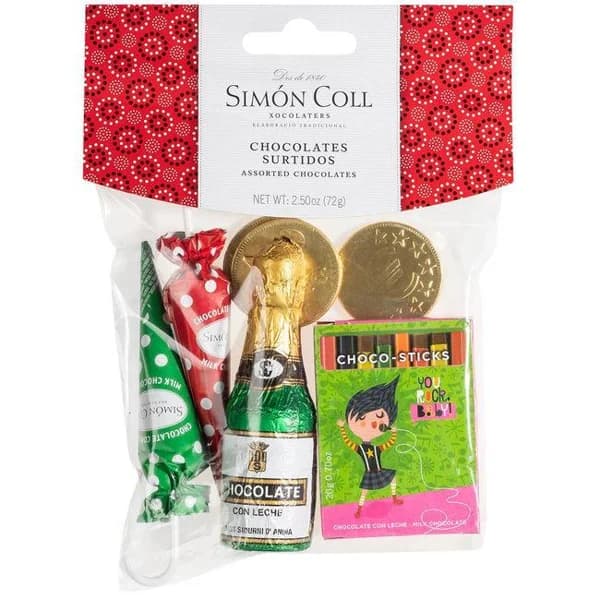 Surtido de chocolate SIMON COLL, bolsa 72 g - 1 ud - Imagen del producto en Findit