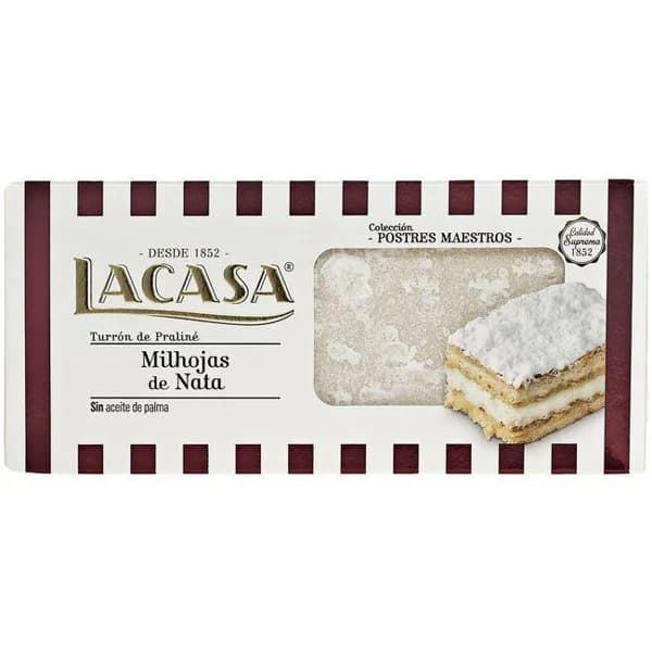 Turrón de milhojas LACASA, caja 200 g - 1 ud - Imagen del producto en Findit