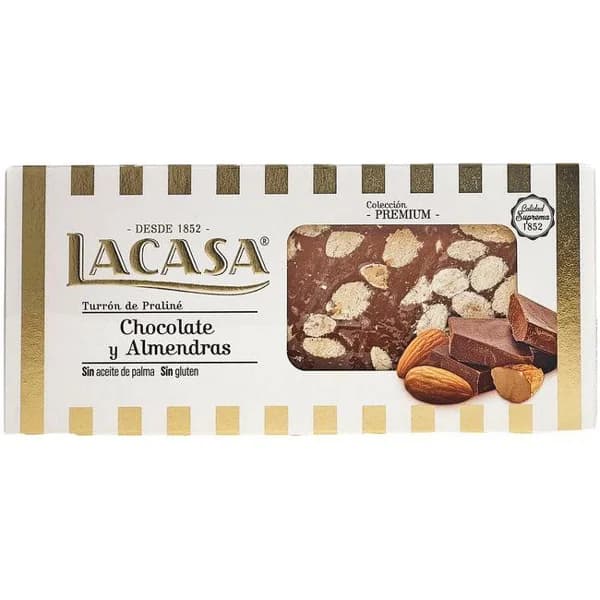 Praline de choco-almendra LACASA, caja 250 g - 1 ud - Imagen del producto en Findit