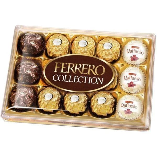 Bombones T15 FERRERO COLLECTION, 15 uds, caja 172 g - 1 ud - Imagen del producto en Findit