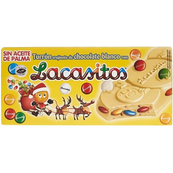 Lacasitos turrón de chocolate blanco LACASA, caja 200 g - 1 ud - Imagen del producto en Findit