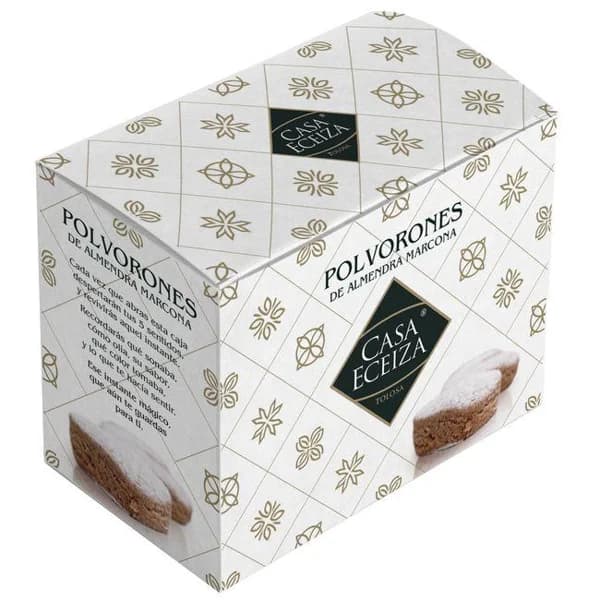 Polvorones de almendra marcona CASA ECEIZA, caja 200 g - 1 ud - Imagen del producto en Findit